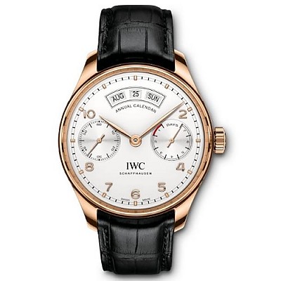 [스페셜오더]IWC-IW503501 IWC 포르투기저 애뉴얼 캘린더 스틸 실버 다이얼 워치 44mm