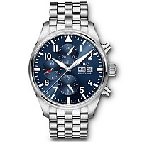 [스페셜오더]IWC-IW377709 아이더블유씨 파일럿 워치 크로노그래프 블랙 항공시계 43mm