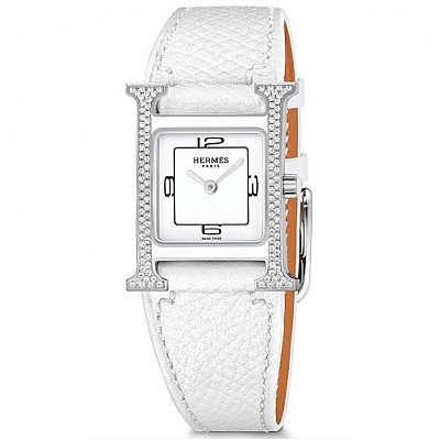 HERMES-에르메스 Heure H Double Jeu watch 화이트다이얼 레이디스 워치