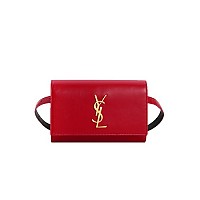 [스페셜오더]SAINT LAURENT-534395 생 로랑 블랙 페이던트 케이트 벨트백