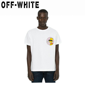 OFF WHITE-오프화이트 BART PUBLIC ENEMY S/S 티셔츠(남여공용)