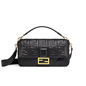 [스페셜오더]FENDI-8BR771 펜디 블루 더블 F 데님 바게트 라지