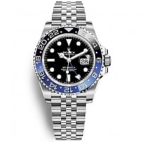 [스페셜오더]ROLEX-롤렉스 GMT-마스터 II 스틸 블랙 다이얼 시계 40mm