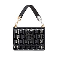 [스페셜오더]FENDI-8BT284 팬디 더블F 패턴 블랙 칸아이백