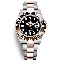 [스페셜오더]ROLEX-롤렉스 GMT-마스터 II 스틸 블랙 다이얼 시계 40mm