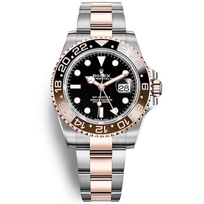 [스페셜오더]ROLEX-롤렉스 GMT-마스터 II 옐로우 골드 스틸 블랙 40mm