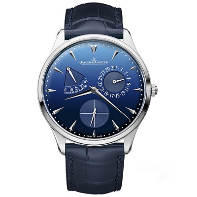 [스페셜오더]JAEGER LECOULTRE-예거 르쿨트르 마스터 울트라 씬 문 스틸 실버 그레이 드레스워치 39mm