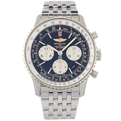 [스페셜오더]BREITLING-브라이틀링 내비타이머 01 크로노그래프 스틸 남자시계43mm