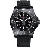 [스페셜오더]BREITLING-브라이틀링 슈퍼오션 헤리티지 II 크로노그래프 블랙세라믹 레더스트랩 워치46mm