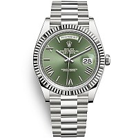 [스페셜오더]ROLEX-롤렉스 데이-데이트 스틸 아이스 블루 다이얼 이미테이션시계 40mm