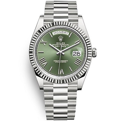 [스페셜오더]ROLEX-롤렉스 데이-데이트 옐로우 골드 실버 남성시계 40mm