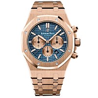 [스페셜오더]Audemars Piguet-오데마피게 로얄 오크 듀얼타임 파워리저브 스틸 블루 41mm