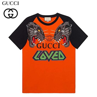 GUCCI-549099 7252 구찌 타이거 디테일 티셔츠 남여공용