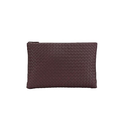 [스페셜오더]BOTTEGA VENETA-355261 보테가 베네타 네로 인트레치아토 라지 도큐먼트 케이스