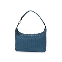 [스페셜오더]BOTTEGA VENETA-239988 보테가 베네타 그레이 인트레치아토 나파 스몰 숄더백