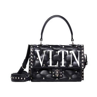 [스페셜오더]VALENTINO-RW2B0B55 발렌티노 화이트 미디엄 VLTN 캔디스터드 탑 핸들백