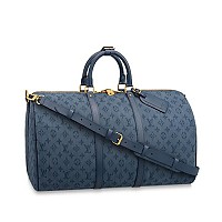 LOUIS VUITTON-M11596 루이비통 블랙 브러시드 모노그램 키폴 반둘리에 50