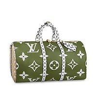 LOUIS VUITTON-M11596 루이비통 블랙 브러시드 모노그램 키폴 반둘리에 50