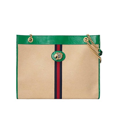 [스페셜오더]GUCCI-537219 2876 구찌 브라운 스웨이드 가죽 타이거 헤드 라지 토트백