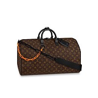 LOUIS VUITTON-M11596 루이비통 블랙 브러시드 모노그램 키폴 반둘리에 50