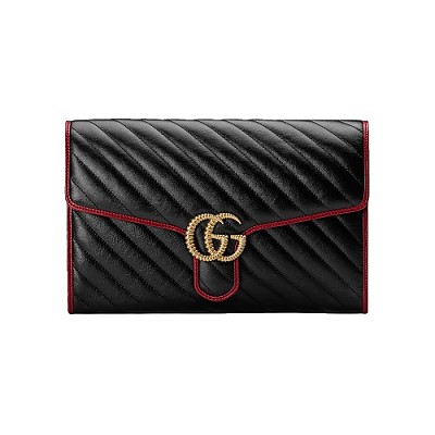 [스페셜오더]GUCCI-498079 5620 구찌 GG 마몽 푸쉬아 벨벳 클러치