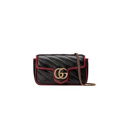 [스페셜오더]GUCCI-‎‎574969 6476 구찌 레드&핑크 GG 마몽 수퍼 미니 백