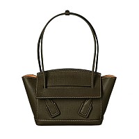 [스페셜오더]BOTTEGA VENETA-575943 보테가 베네타 네로 인트레치아토 패턴 Arco 아르코 33 탑 핸들백