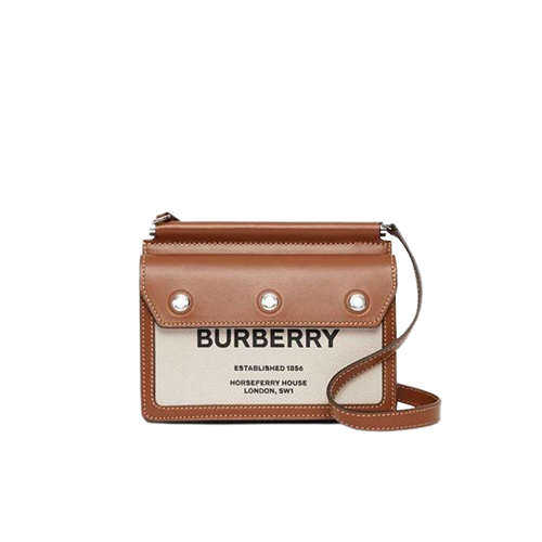 [스페셜오더]BURBERRY-80146111 버버리 미니 포켓 디테일 호스페리 프린트 타이틀백