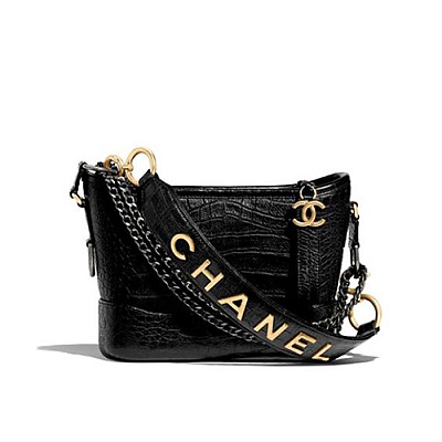 [스페셜오더]CHANEL-A91810 샤넬 니트 카프스킨 버건디 스몰 가브리엘 호보 백 