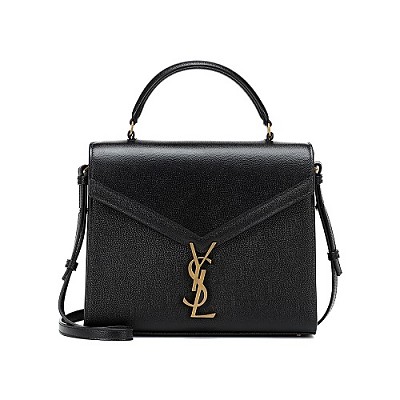 [스페셜오더]SAINT LAURENT-578000 생 로랑 블랙 CASSANDRA 카산드라 크로커다일 미디엄 탑 핸들백