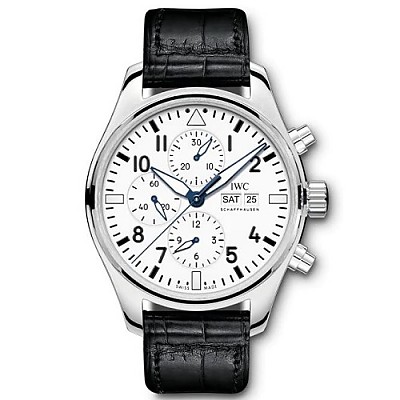 [스페셜오더]IWC-IW377709 아이더블유씨 파일럿 워치 크로노그래프 블랙 항공시계 43mm