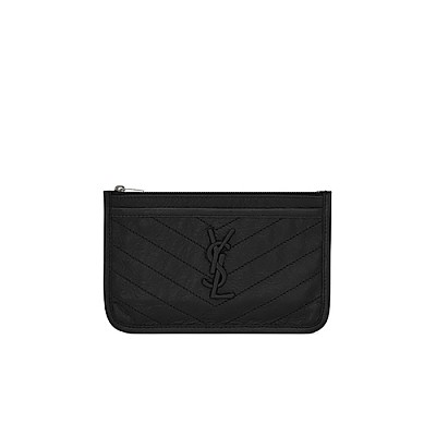 SAINT LAURENT-583577 생 로랑 화이트 빈티지 니키 파우치