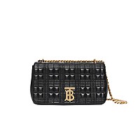 Burberry-805950 버버리 블랙 퀼팅 스몰 롤라 숄더백 23cm