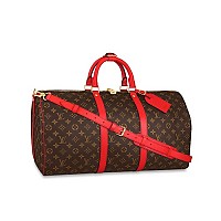 LOUIS VUITTON-M11596 루이비통 블랙 브러시드 모노그램 키폴 반둘리에 50