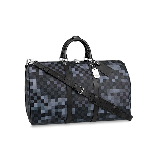 [스페셜오더]LOUIS VUITTON-N40080 루이비통 다미에 그라파이트 그레이 픽셀 키폴 반둘리에 50