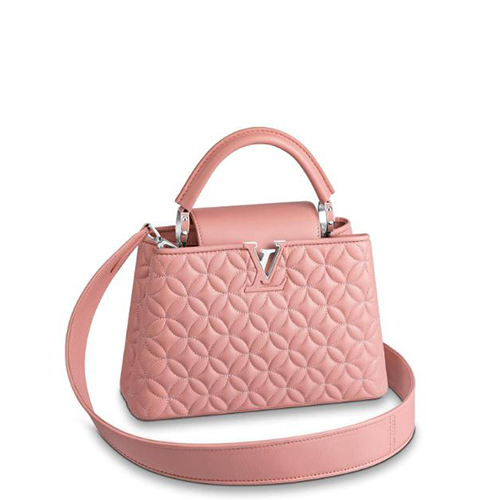 [스페셜오더]LOUIS VUITTON-M55534 루이비통 로즈 스위트 핑크 모노그램 플라워 퀄팅 카퓌신 BB