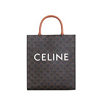 [스페셜오더]CELINE-192082 셀린느 네이비 트리오페 캔버스 스몰 버티컬 카바스 백