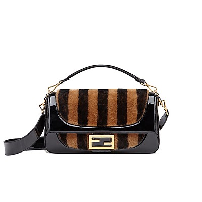 [스페셜오더]FENDI-8BR771 펜디 블루 더블 F 데님 바게트 라지