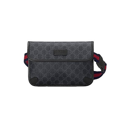 [스페셜오더]GUCCI-598181 9769 구찌 베이지/에보니 GG 울 벨트 백