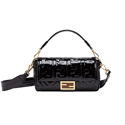 [스페셜오더]FENDI-8BR600 펜디 블루 더블 F 데님 바게트 라지