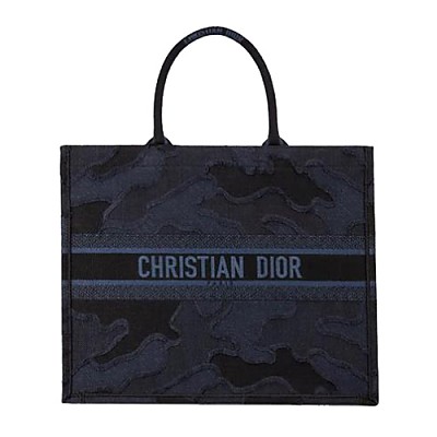 [스페셜오더]CHRISTIAN DIOR-M1286 디올 블루 Dior Palms 자수 DIOR BOOK TOTE 백