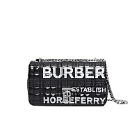 Burberry-805950 버버리 블랙 퀼팅 스몰 롤라 숄더백 23cm