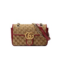 [스페셜오더]Gucci-‎446744 구찌 로쏘 앙코라 GG 마몽 미니 숄더백 22cm