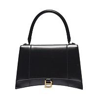 [스페셜오더]BALENCIAGA-592823 발렌시아가 블랙 크로커다일 아워글래스 미디엄 탑 핸들백