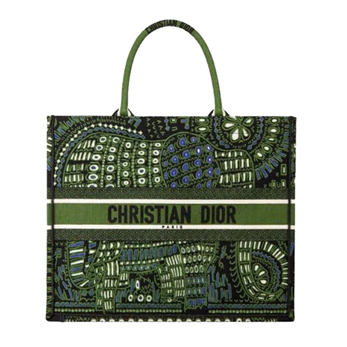 [스페셜오더]DIOR-M1286 디올 그린 DIOR ANIMALS 자수 DIOR BOOK TOTE 백