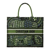 [스페셜오더]CHRISTIAN DIOR-M1286 디올 블루 Toile de Jouy Reverse 자수 DIOR BOOK TOTE 백