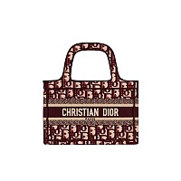 [스페셜오더]DIOR-M1271 디올 블루 OBLIQUE 자수 미니 BOOK TOTE 백