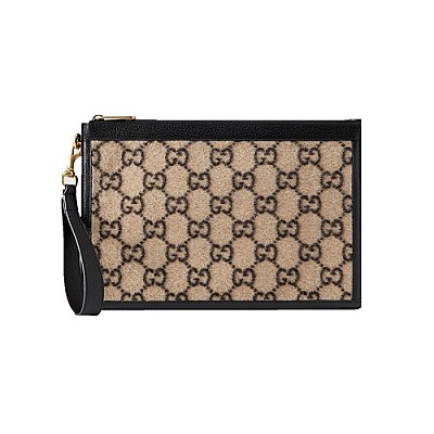 [스페셜오더]GUCCI-598169 9769 구찌 베이지/에보니 GG 울 토트백