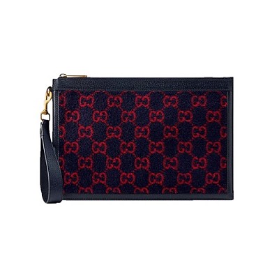 [스페셜오더]GUCCI-?598169 8497 구찌 블루/레드 GG 울 토트백