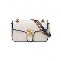 GUCCI-443497 4143 구찌 블루 GG 데님 GG 마몽 스몰 숄더백